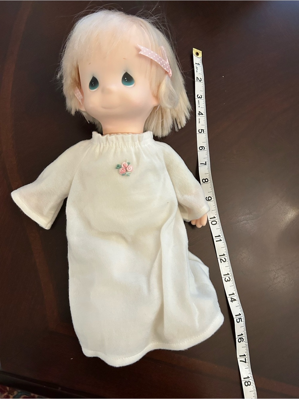 Vintage Precious Moments “Jesus Loves Me” 16 inch doll with box.
